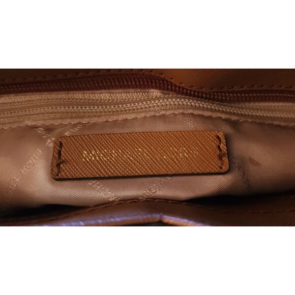 MICHAEL KORS Jet Set Large Logo Chain Strap Bag (vanilla signature - Picture 5 of 12